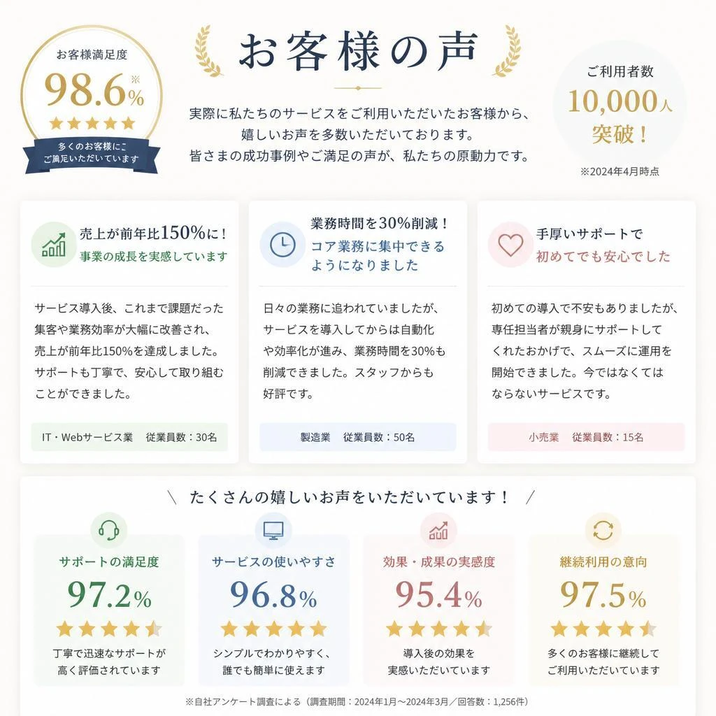 4. お客様の声