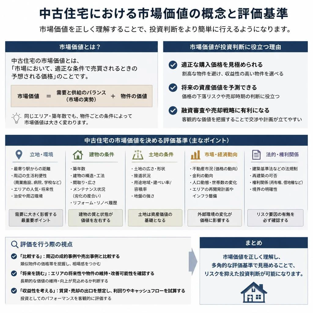 中古住宅の市場価値を知る