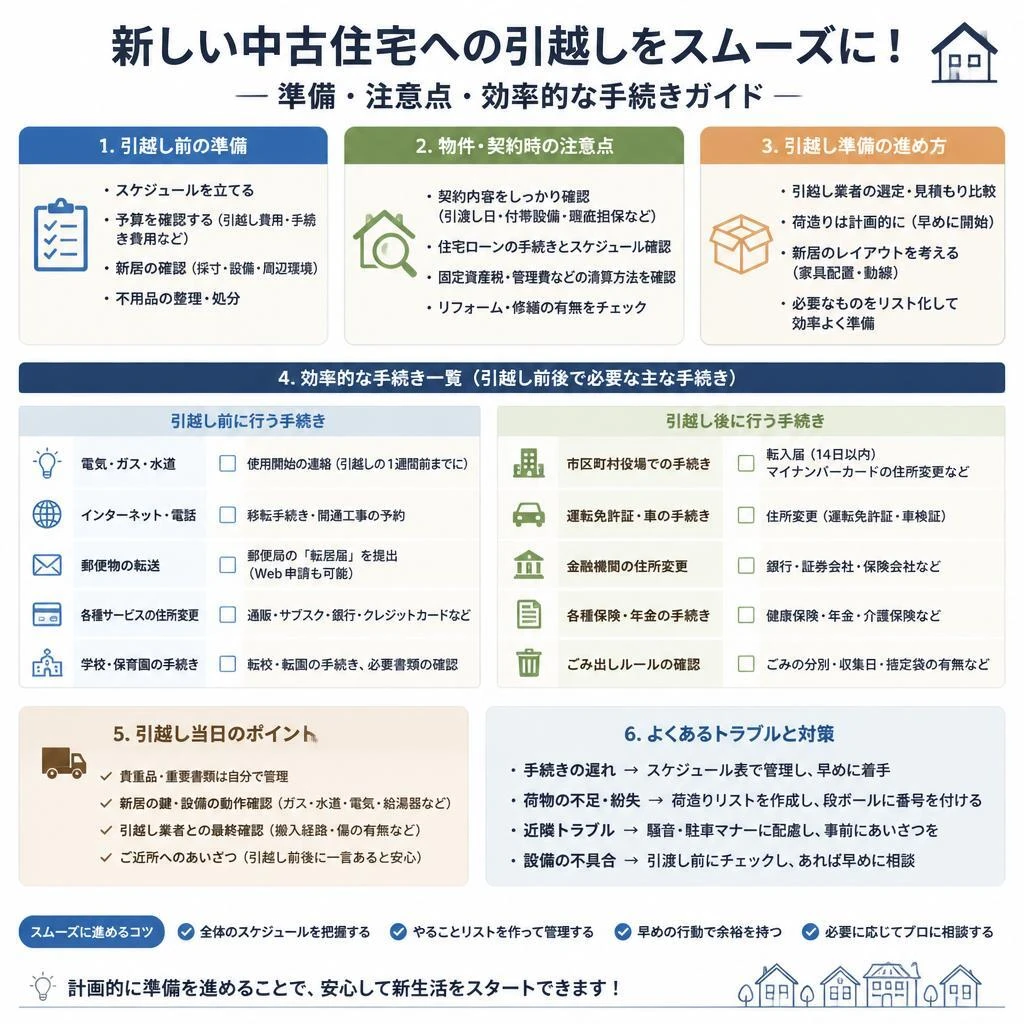 引越し準備のポイント