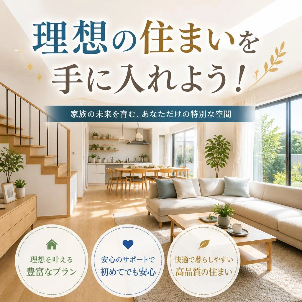 理想の住まいを手に入れよう！