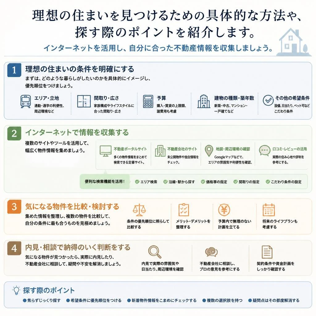 2. 見つけよう！物件探しのコツ