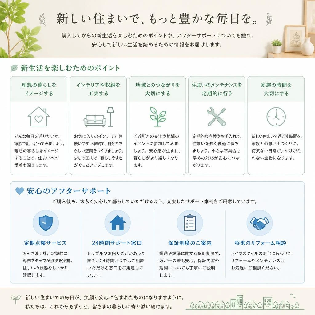 7. 理想の住まいを持つ喜びを実感しよう
