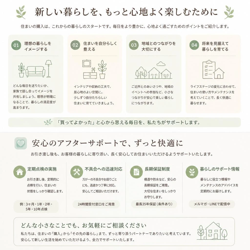 7. 理想の住まいを持つ喜びを実感しよう