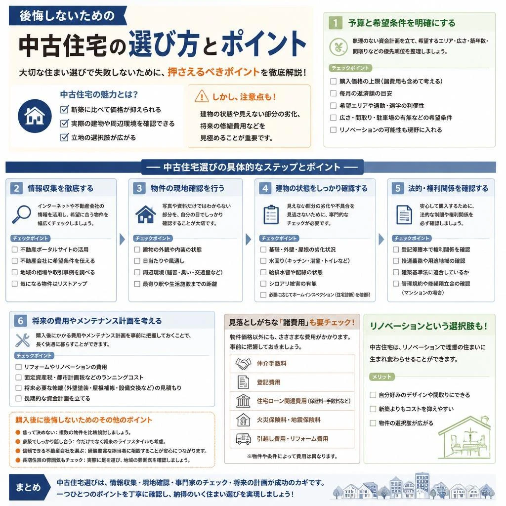 中古住宅の選び方