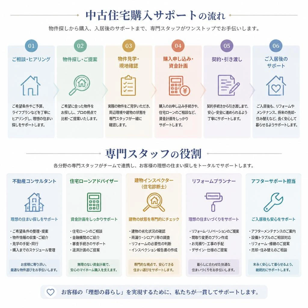 安心のサポート体制