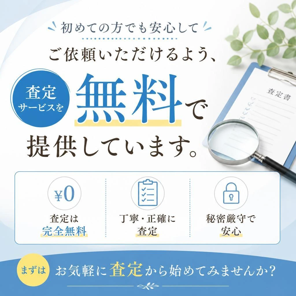 相続した土地・家の査定は無料！