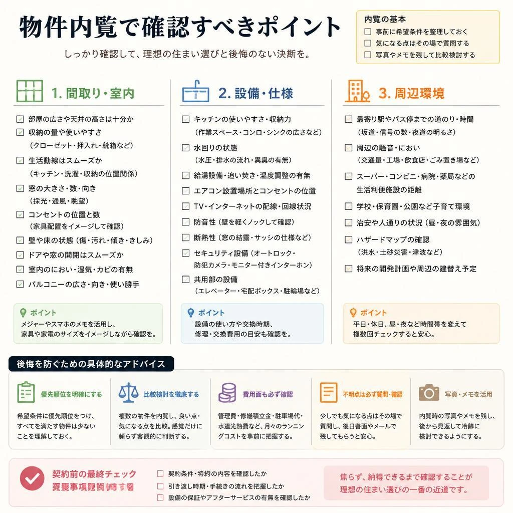 内覧時のチェックポイント