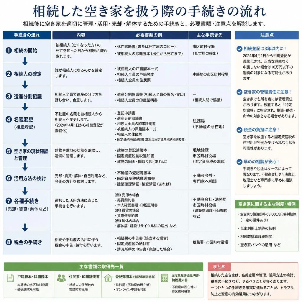 相続手続きの流れ