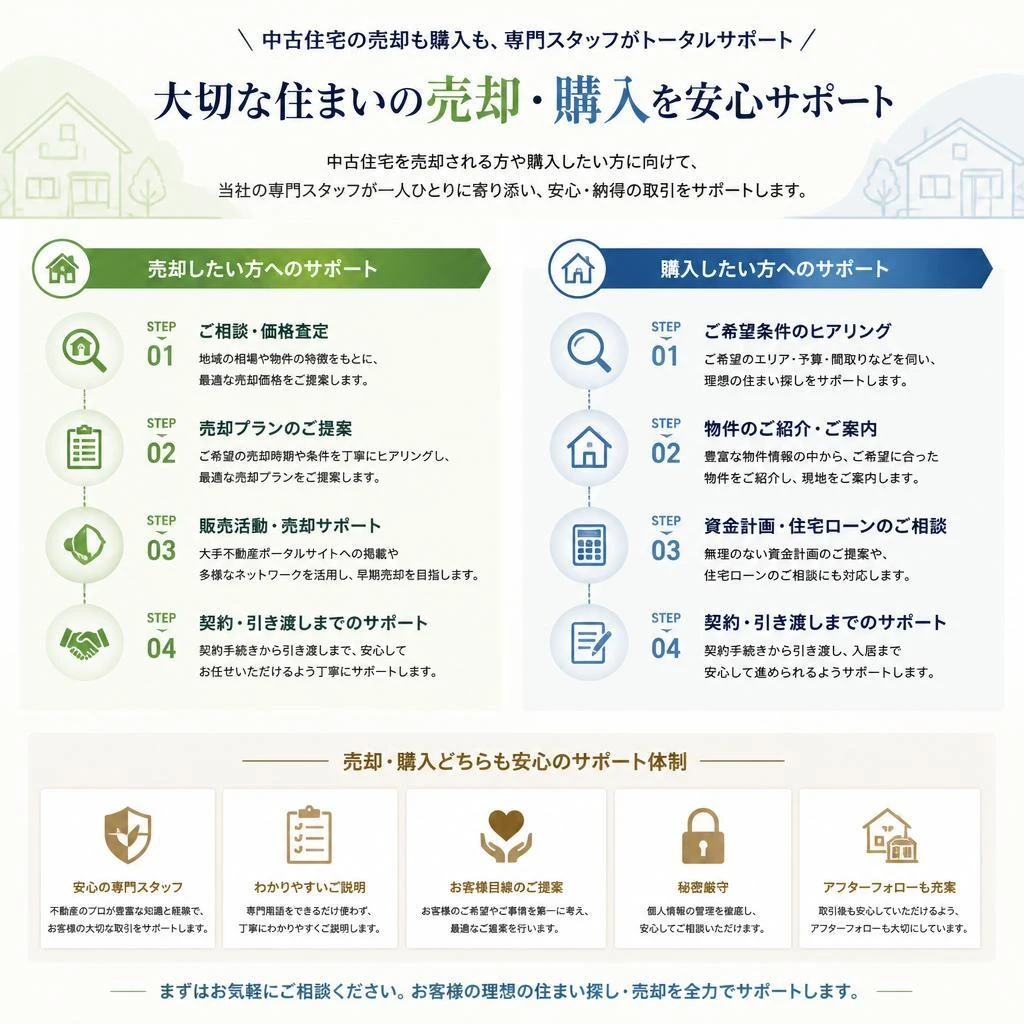 安心のサポート体制