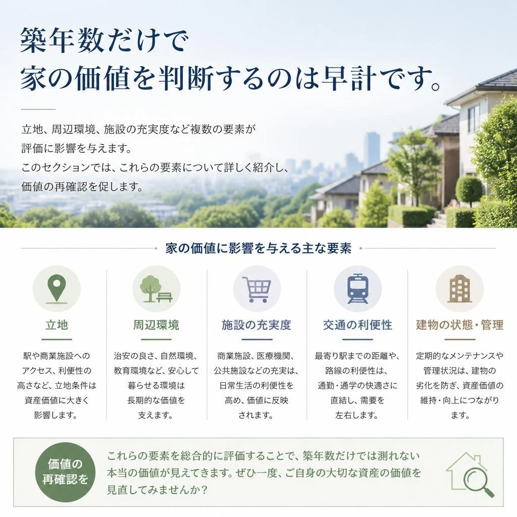 家の価値は「築年数」だけではない！