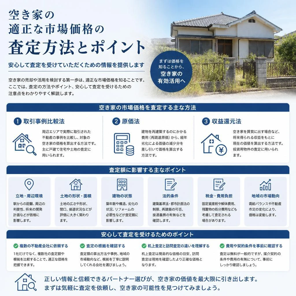 市場価格の査定方法