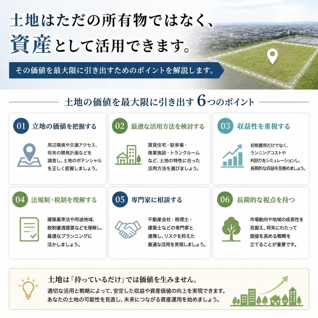 あなたの土地が「資産」となる理由
