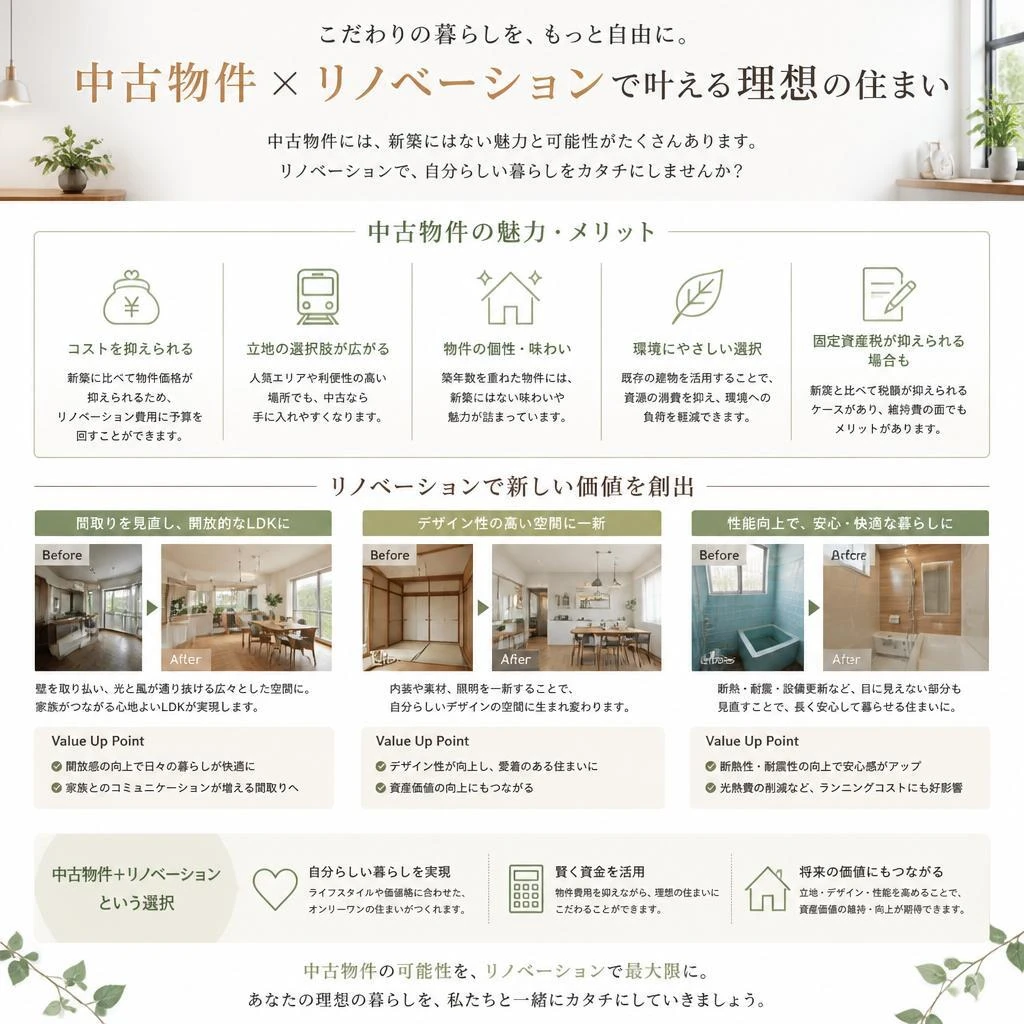 中古物件の可能性