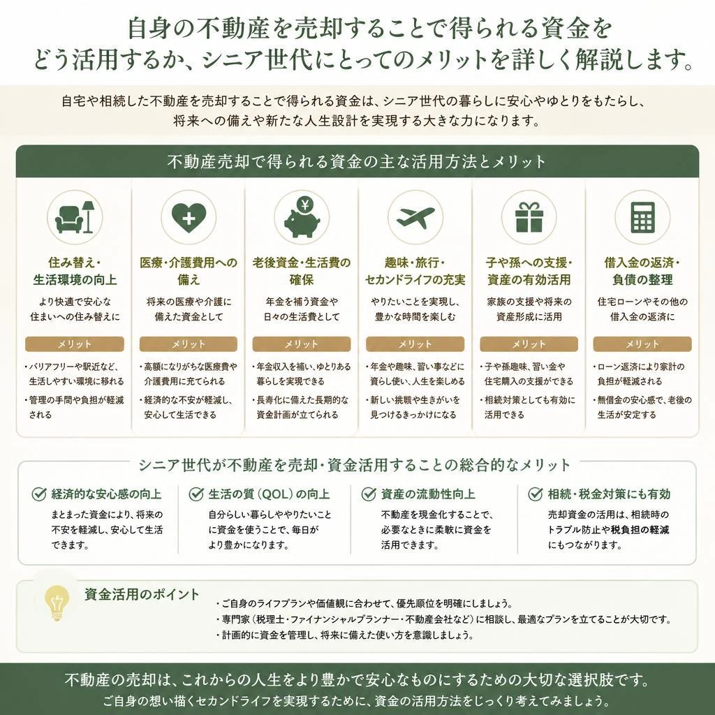 不動産売却のメリット