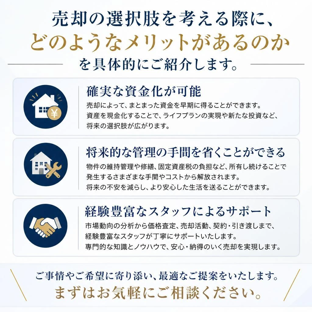 空き地を売却するメリット