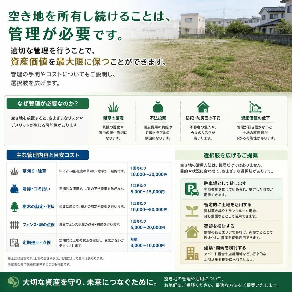 空き地管理の重要性