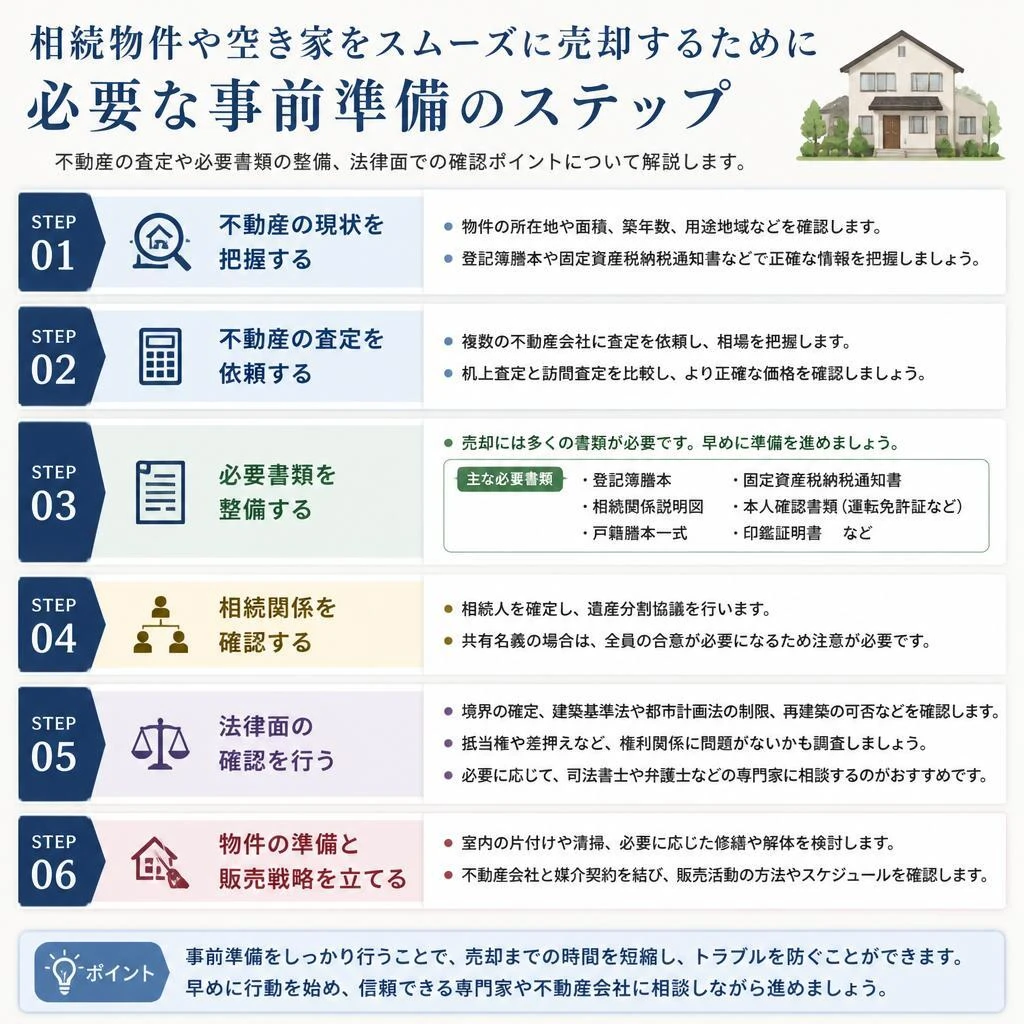 失敗しない売却のための事前準備