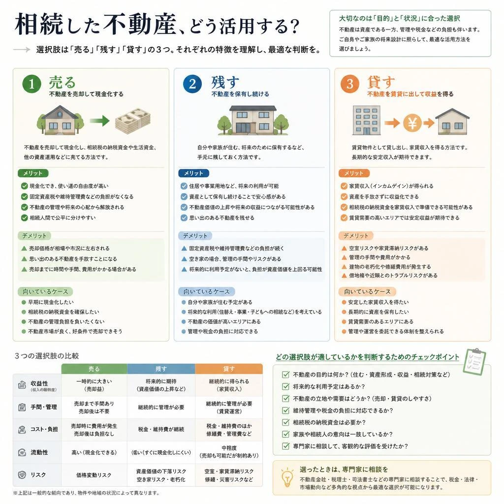 選べる3つの選択肢